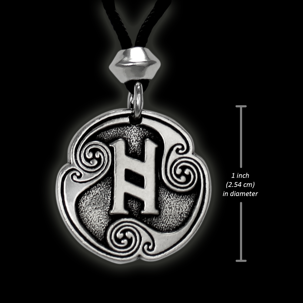 Hagalaz Rune of Transformation Necklace Norse Jewelry