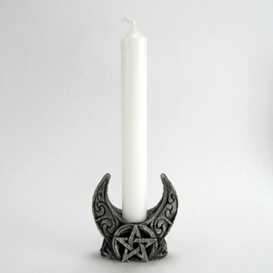 Witches Spell Candle Holder | Cute witchy things | Pentacle Crescent Moon | witchcraft altar supplies | Essential Wiccan Gifts | Samhain Spells & Rituals Witches Spell Candle Holder | Cute witchy things | Pentacle Crescent Moon | witchcraft altar supplies | Essential Wiccan Gifts | Samhain Spells & Rituals