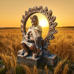 Lugh Figurine | Celtic Pagan God Statue - Bronze