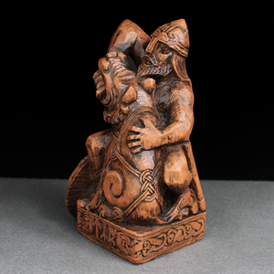 Seated Tyr Statue -Norse Pagan Statue - Wiccan and Witchcraft Altar tools & Supplies Side 2 Seated Tyr Statue -Norse Pagan Statue - Wiccan and Witchcraft Altar tools & Supplies Side 2
