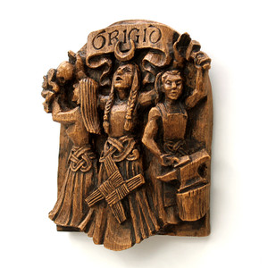 Dryad Design Brigid Wall Plaque Celtic Pagan Decor