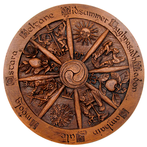 Wheel of the Year | Wicca Plaque | Wiccan Decor | Pagan Statue | Witch Gift | Samhain decoration | witch wall decor | Wiccan & Pagan altar tile | Wiccan Samhain Altar Supplies & Tools Wheel of the Year | Wicca Plaque | Wiccan Decor | Pagan Statue | Witch Gift | Samhain decoration | witch wall decor | Wiccan & Pagan altar tile | Wiccan Samhain Altar Supplies & Tools