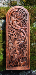Maiden, Mother, Crone Plaque Goddess Wall hang | Samhain Altar Tools & Ritual Supplies | Witch and Wiccan gifts | Witch Wall Decor