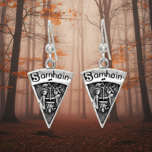 Sterling Silver | Samhain Earrings | Pagan & Wiccan Jewelry | Witchy Gift Ideas Sterling Silver | Samhain Earrings | Pagan & Wiccan Jewelry | Witchy Gift Ideas