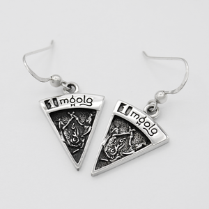 The Witches Wheel of the Year Pagan Jewelry Imbolg Earrings in Sterling Silver