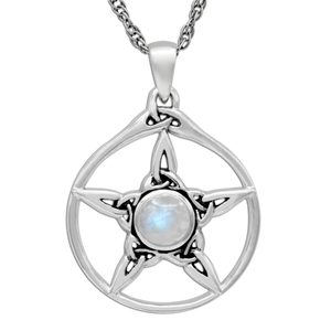 Modern Witchcraft Pentacle Necklace Pagan and Witch Jewelry Design