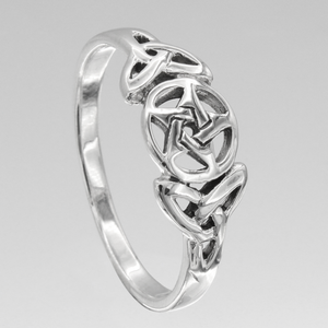 Pentacle Triquetra Ring