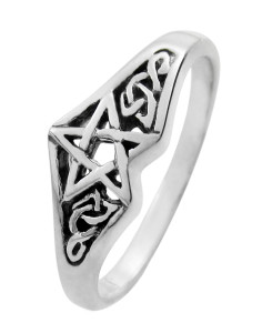 Pentacle Rings and Pentagram Jewelry