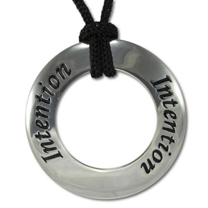 Intention Motivational Saying Pendant Necklace