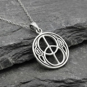 Chalice Well Pendant Necklace | Pagan Jewelry in Sterling Silver