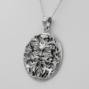 Green Man Necklace | Celtic pagan jewelry | Pagan God Pendant | Wiccan Gifts and Supplies Green Man Necklace | Celtic pagan jewelry | Pagan God Pendant | Wiccan Gifts and Supplies