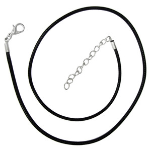 Black Cord Necklace Black Cord Necklace