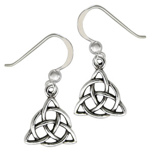 Triquetra Earrings Celtic Knot .925 Sterling Silver Triquetra Earrings Celtic Knot .925 Sterling Silver