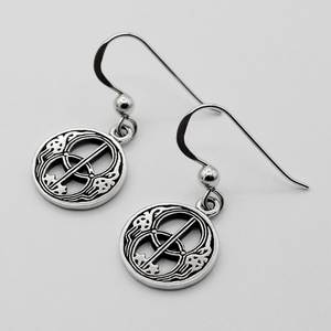 Chalice Well Earrings | Celtic Pagan Jewelry | Enchanting Goddess Adornments | Handcrafted Gifts