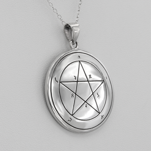 Evocation Talisman | 1st Pentacle of Mercury | Sterling Silver Necklace