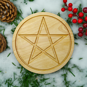 The Modern Witch Shop: Solid Birch Wood Wiccan Tools: Pentacle Altar Tile, Magickal Occult Tool and Paten | Finished Wiccan and Witchcraft Supplies The Modern Witch Shop: Solid Birch Wood Wiccan Tools: Pentacle Altar Tile, Magickal Occult Tool and Paten | Finished Wiccan and Witchcraft Supplies