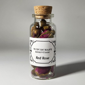 Red Rose - Witchcraft Essentials - Apothecary Bottle Red Rose - Witchcraft Essentials - Apothecary Bottle