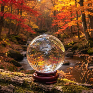 Crystal Ball & Stand - 3 inch