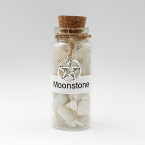 Moonstone Gemstone Crystal Chips Spell Supplies Witchcraft Supply Shop Wiccan Stones for Protection Love Safe Travel