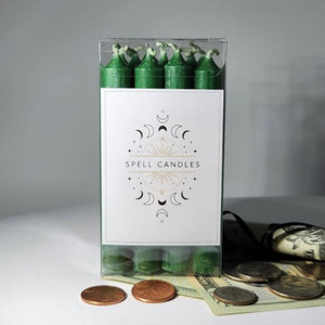 Boxed Green Spell Candles For Money Spells and Prosperity Spells Boxed Green Spell Candles For Money Spells and Prosperity Spells