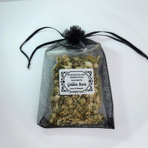 Manifest wealth and success with our Golden Aura Herbal Spell Mix, a potent blend perfect for money and prosperity spells, candle magic, and enhancing your Witchcraft, Wiccan, and Pagan rituals. Manifest wealth and success with our Golden Aura Herbal Spell Mix, a potent blend perfect for money and prosperity spells, candle magic, and enhancing your Witchcraft, Wiccan, and Pagan rituals.