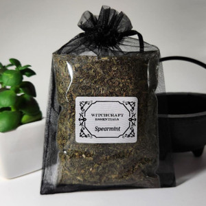 Spearmint Leaf, Dried Apothecary Herbs by Witchcraft Essentials, Witchy Supplies, Wiccan Stores Supplies and Witchy Items for Rituals and Spells