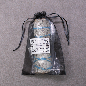 Purify your sacred space with this authentic White Sage Smudging Herb wand, a signature offering from our Witchcraft Essentials collection. This Incense for Purification is a cornerstone of any Witchcraft Apothecary and a powerful component of Herbal Magic. A timeless tradition, it's especially potent for Samhain Rituals and any form of Ritual Spell Supplies. Use it to clear your home of stagnant energy and create a serene atmosphere in your Home and Garden. This stick is an essential among your Occult Items and Altar Tools, and it makes for wonderful, thoughtful Witchy Gifts for any practitioner. Purify your sacred space with this authentic White Sage Smudging Herb wand, a signature offering from our Witchcraft Essentials collection. This Incense for Purification is a cornerstone of any Witchcraft Apothecary and a powerful component of Herbal Magic. A timeless tradition, it's especially potent for Samhain Rituals and any form of Ritual Spell Supplies. Use it to clear your home of stagnant energy and create a serene atmosphere in your Home and Garden. This stick is an essential among your Occult Items and Altar Tools, and it makes for wonderful, thoughtful Witchy Gifts for any practitioner.