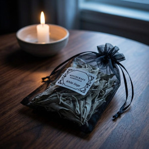 White Sage | shaman smoke cleansing | natural smudging incense | Green Witchcraft supplies | Apothecary Herb | loose leaf white sage | purification herb | Magic Practice | Organza Mojo Bag | Witchcraft Essentials | Ritual Spell Supplies | Esbat & Sabbat Rituals | Sacred Space clearing |  Occult Altar Tools |  Witchy Gifts | Wiccan Supplies | Home and Garden | Handmade Spell Ingredients