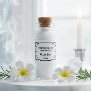 white ritual salt purification spells wicca supplies witchy items good witch supply store