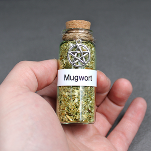 Mugwort Samhain Limited Edition Mugwort Jar Witchy Occult Wiccan Herbs for Spells, Rituals, Rites scrying and Magick