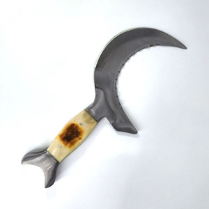 The Moonlight Boline Handcrafted Wiccan White Handled Druid Knife | Pagan Altar Tool | Sickle for Witch and Pagan Altar |  Sacred Space Ritual Item | Magical Herb Harvesting The Moonlight Boline Handcrafted Wiccan White Handled Druid Knife | Pagan Altar Tool | Sickle for Witch and Pagan Altar |  Sacred Space Ritual Item | Magical Herb Harvesting