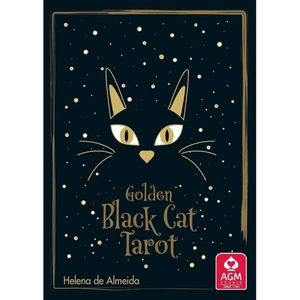 Golden Black Cat Tarot Cards | Pagan tarot deck | occult and ritual tools | witch store supplies | Wiccan gifts Golden Black Cat Tarot Cards | Pagan tarot deck | occult and ritual tools | witch store supplies | Wiccan gifts