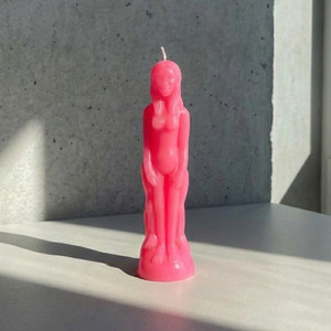 Female Figure Candle | Pink
