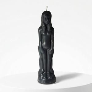 Female Figure Candle | Black