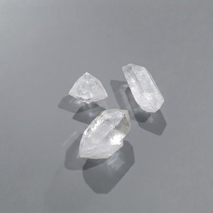 Clear Quartz Crystal Points | 3 Piece Set | Natural Quartz - Brazil