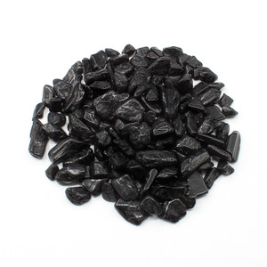 Black Tourmaline  amulet loose stones, pagan, wiccan, and witchcraft metaphysical store supplies ready for protection ritual
