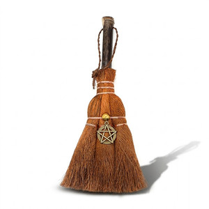 Pentacle Altar Broom | Witch Ritual Besom