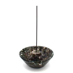 Black Marble Incense Holder