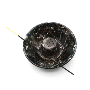 Black Marble Incense Holder
