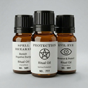 Protection 3 OIL SET | Evil Eye - Protection - Spell Breaker - Wiccan, Pagan, Oils