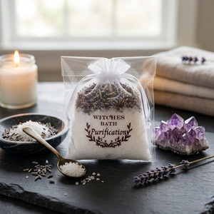Witches Bath | Purification - Ritual Bath Single with Dead Sea Salt