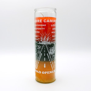 Road Opener Triple Action  | Occult Candle | Red Green Orange