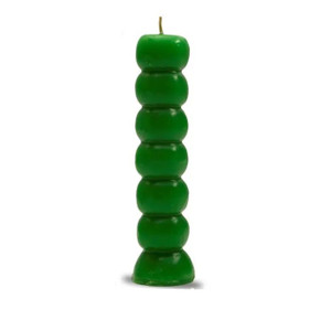 7-Knob Wishing Candle | Green