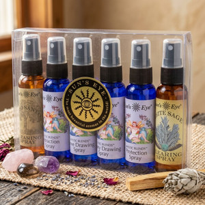 Set of 6 Spiritual Sprays Wiccan Gift Set | Smudging Mist