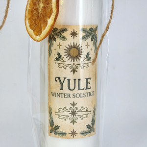 Yule Winter Solstice Altar Candle | Hearth Blessing Ritual
