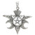 Sterling Silver Raven Pentacle Pendant – Mystical Jewelry With Pagan & Wiccan Symbolism