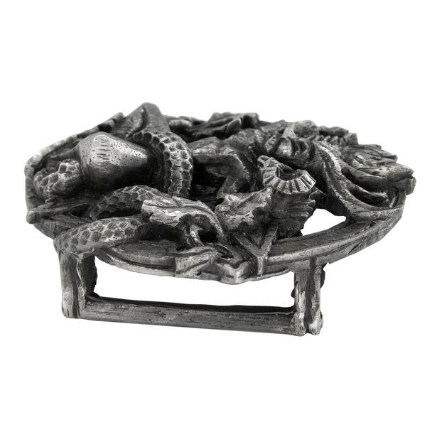 Wiccan Cernunnos Pewter Buckle | Lord of the Wild | Pagan Gift