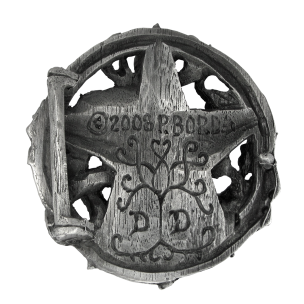 Pewter Cernunnos Belt Buckle | Horned God Pagan & Wiccan Gift