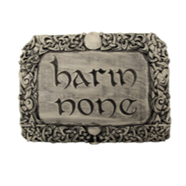 Harm None Plaque | Witches Rede Plaque | Wall Decorations & Witchcraft Decor | Wiccan gifts and Altar Supplies | Samhain Supplies | Modern Witch Shop