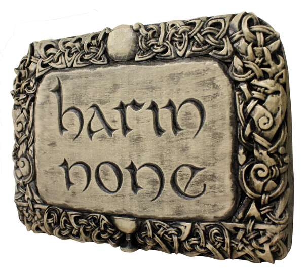 Harm None Plaque | Wiccan gifts | Samhain Supplies & Wicca Wall Decor